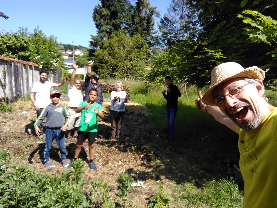 Le jardin partagé au Creusot sur le terrain d&rsquo;Habitat et Humanisme