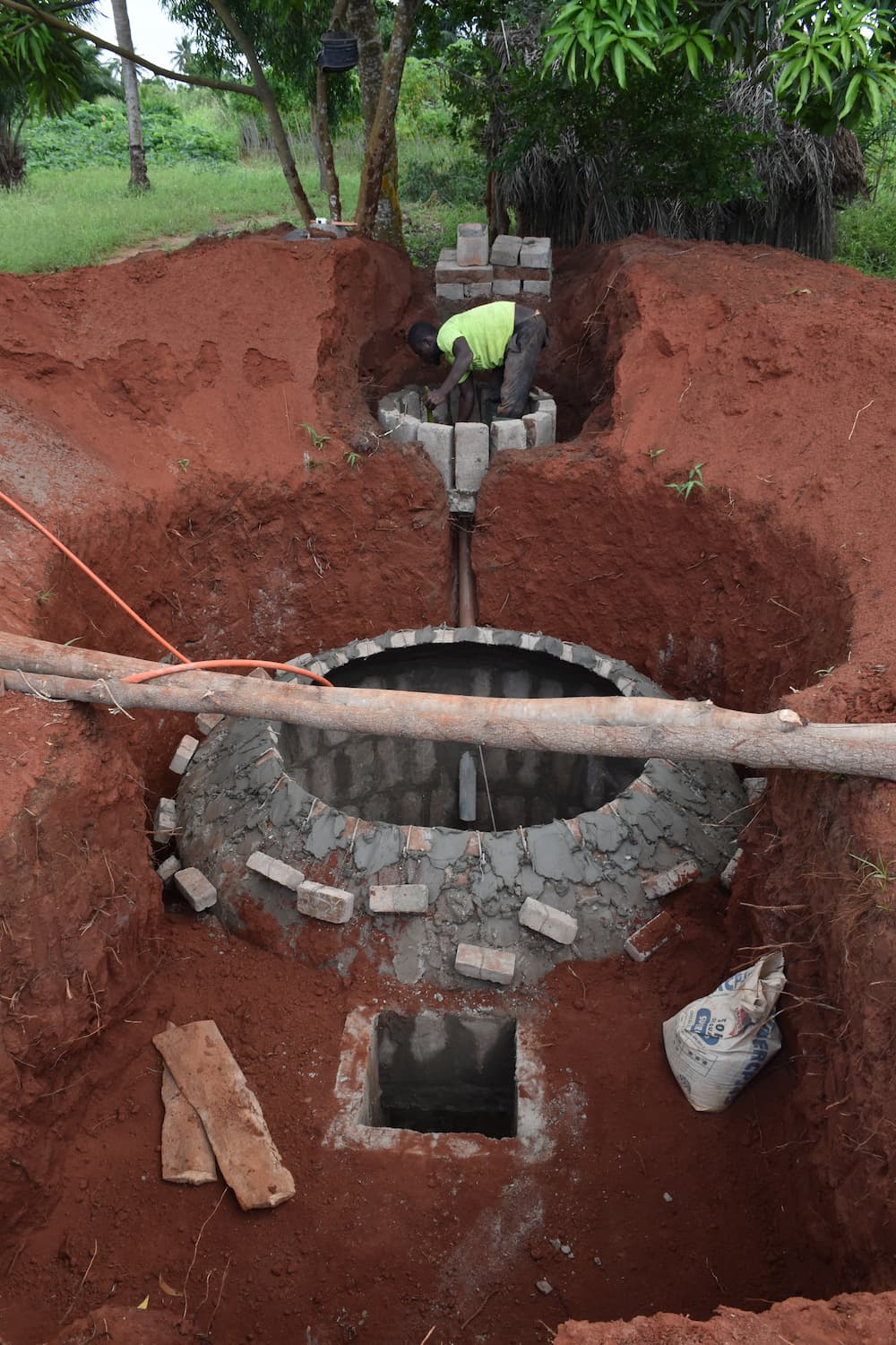 Construction de biodigesteurs avec des matériaux locaux au Togo