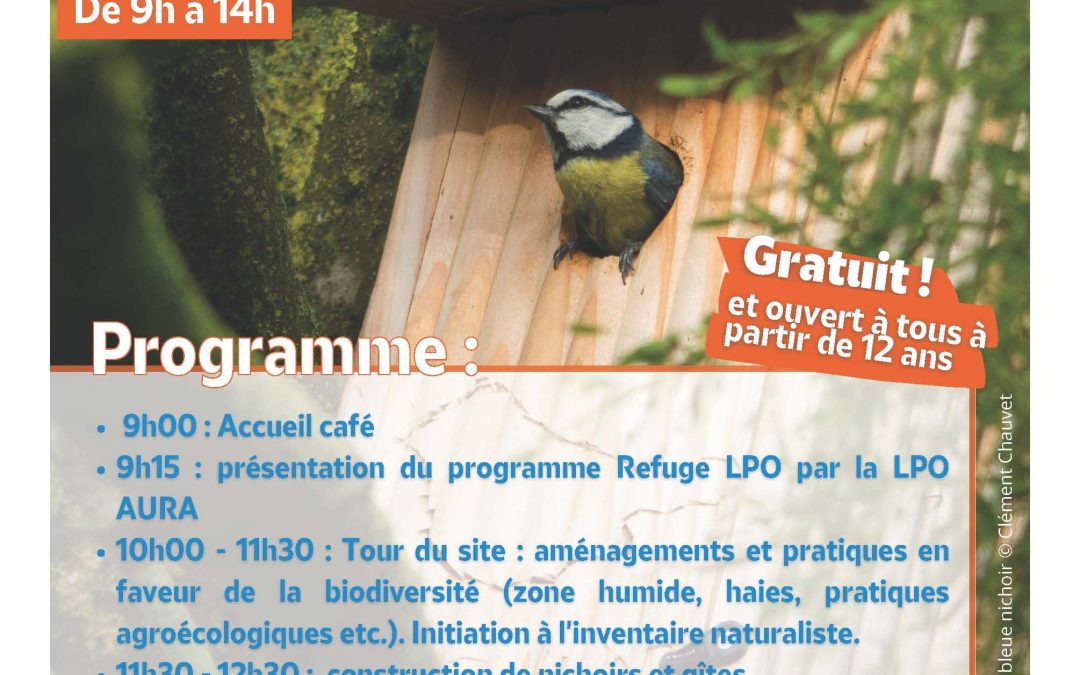 [EVENEMENT] Rencontre Refuges LPO : Cultivons l&rsquo;hospitalité chez Terre & Humanisme