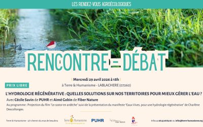 RDV AE – L&rsquo;Hydrologie Régénérative : Quelles solutions sur nos territoires pour mieux gérer l&rsquo;eau ?